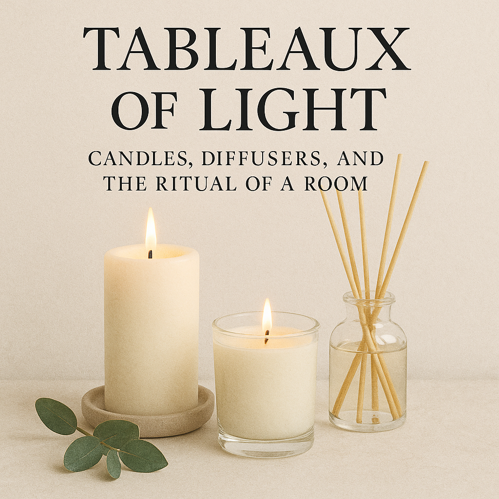 Tableaux of Light: Candles, Diffusers, and the Ritual of a Room