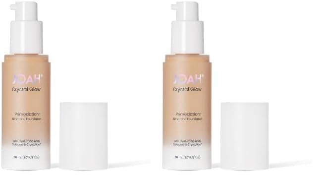 JOAH Primedation Liquid Foundation - Light Tan Warm (Pack of 2)