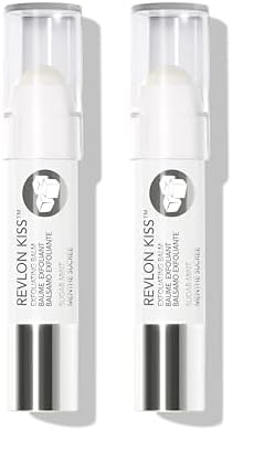 Revlon Lip Scrub Balm, Kiss Sugar Scrub Exfoliator, Lip Makeup with 24 Hour Long Lasting Hydration, Sugar Mint, 0.09 oz (Pack of 2)
