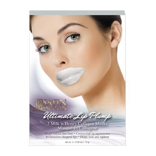 SATIN SMOOTH Ultimate Lip Plump Collagen Mask (single pack)