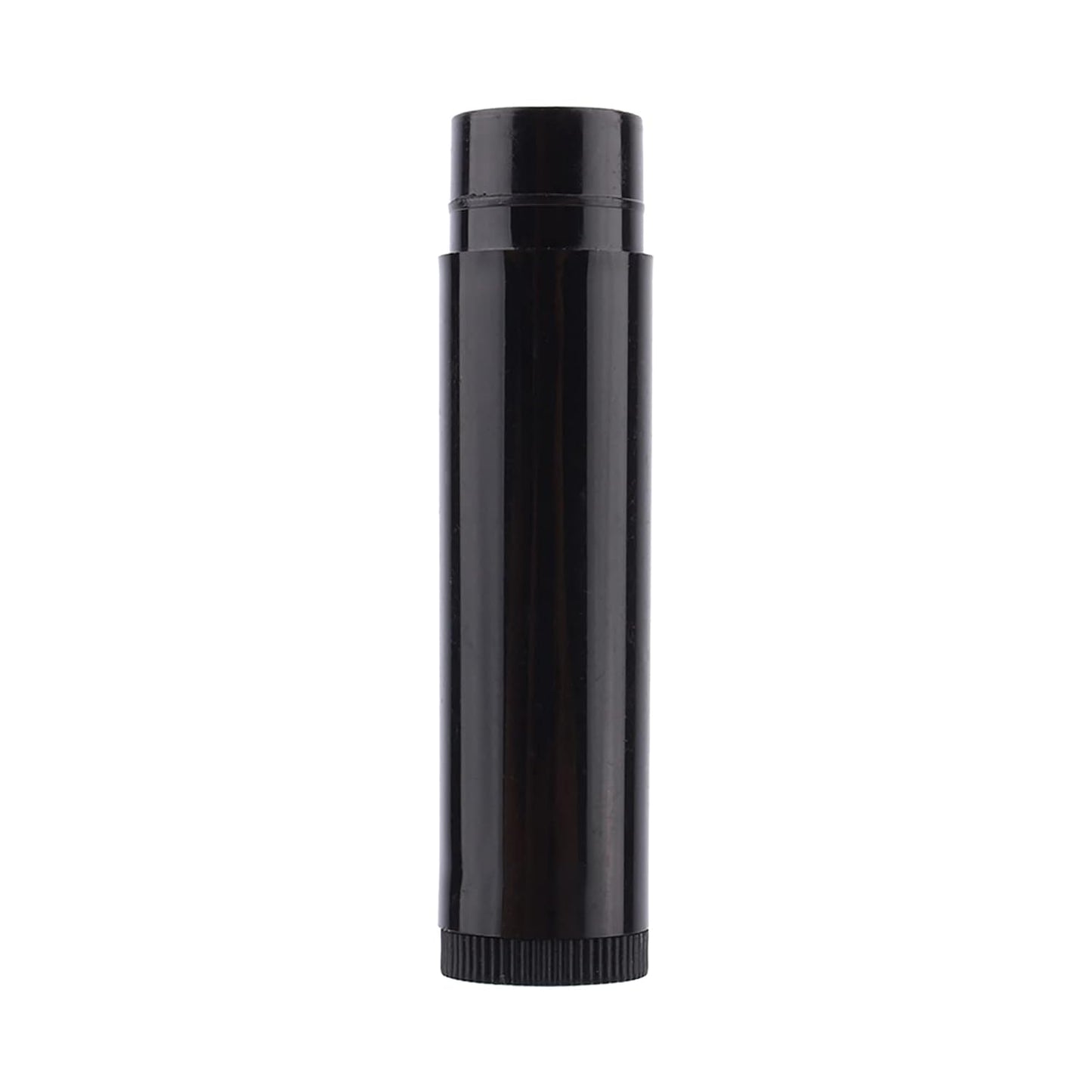 100 PCS Lip Balm Containers, 5 ML Chapstick Tubes Empty, Lip Balm Tubes, with Cap, for Girls, Lip Gloss 62 MM x 14 MM, Black