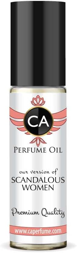 CA Perfume Impression of Scandalous Women Fragrance Body Oil Roll-On 0.3 Fl Oz/10ml