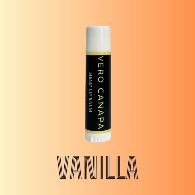 Vanilla Organic Hemp Lip Balm with SPF - 3 Pack | Lip Moisturizer |Sunscreen Lip Balm | SPF Lip Balm | Lip Care | Lip Balm Hydrating | Lip Balm Bulk | Lip Balm SPF | Lip Care Products