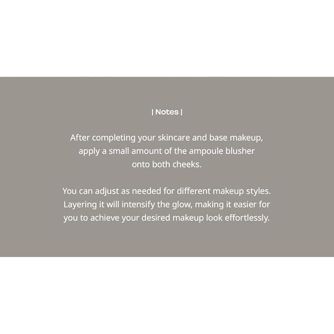 Moist Ampoule Blusher, Buildable Water-based Formula, Infused with over 50% moisture essence, no tackiness, long-lasting moisture, weightless feel (03 Rose Brown, 20ml)