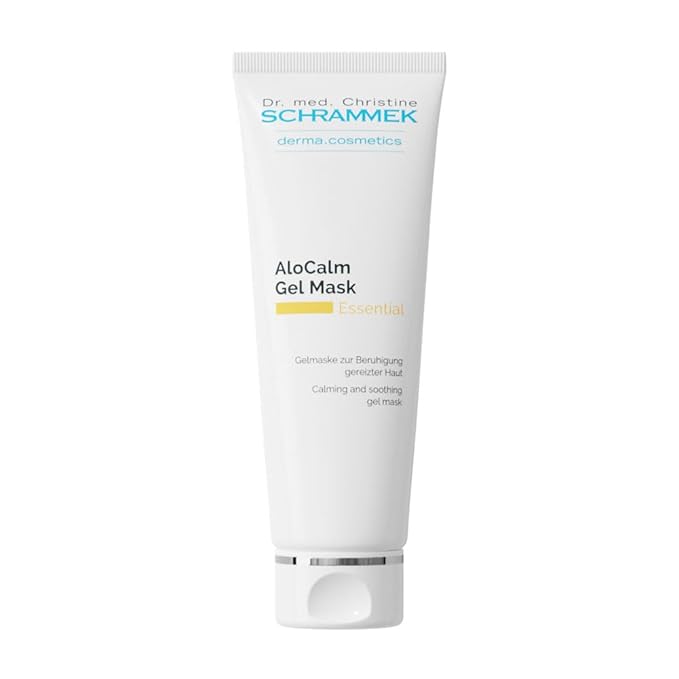 Schrammek Dr AloCalm Gel Mask (2.5 fl oz) – Intensive Skincare with Aloe Vera & Hyaluronic Acid - Hydrates Skin - All Skin Types - Post-Sun Care