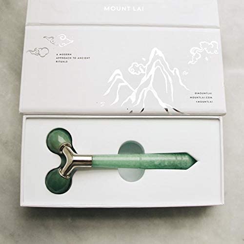 Mount Lai Jade Tension Melting Facial Massager for Face & Neck – Face Roller to Relieve Tension, Soothe Stress, Improve Circulation & Revitalize Skin for Radiant Care