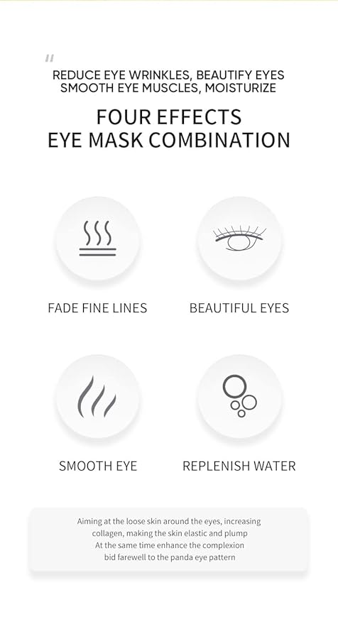 Under Eye Patches - 60PCS Eye Masks for Eye Care, 24K Gold Eye Patches for Puffy Eyes & Dark Circles Treatments, Reduce Under Eye Puffiness & Smooth Wrinkles (Gold)