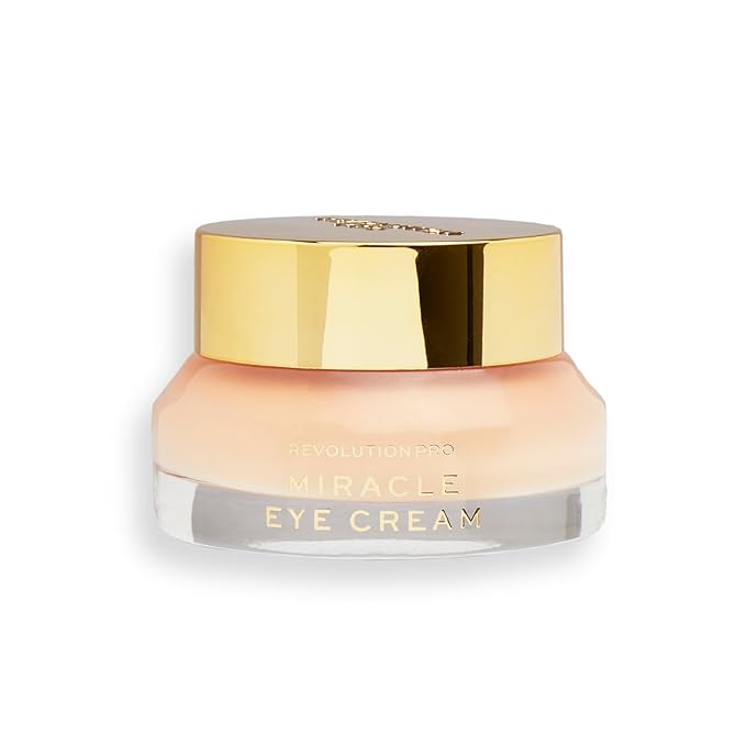 Revolution Pro, Miracle Eye Cream, Hydrating & Beautifying Eye Cream, Helps Dark Circles & Fine Lines with Vitamin C & Squalene, 0.5 oz
