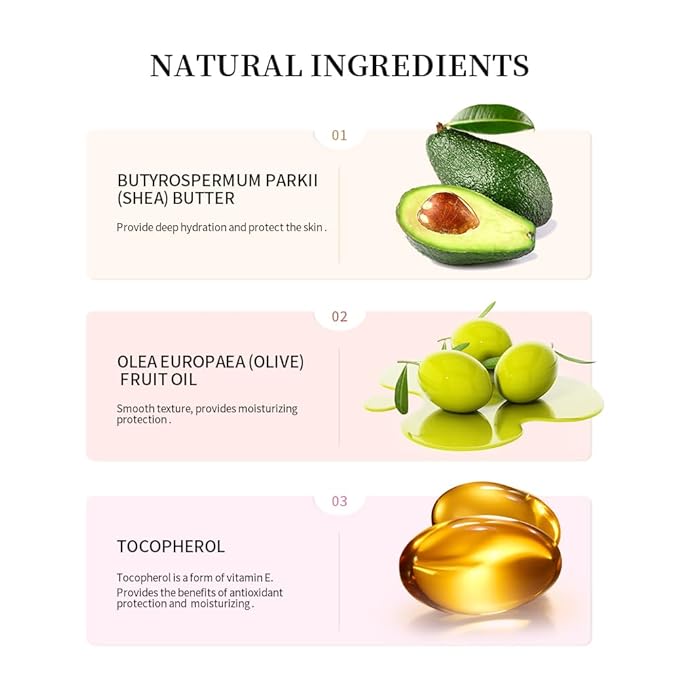 Summer Special Lip Butter Balm - Ultra-Hydrating, Nourishing Lip Care with Natural Ingredients, Shea Butter & Olive Oil, Soothes & Softens Dry Lips (#2 Vanilla Beige, 1)