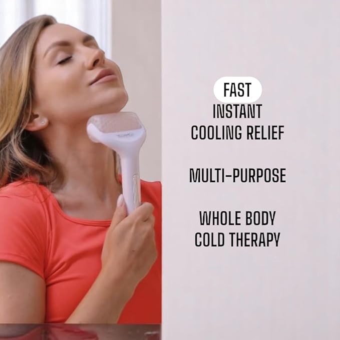 Cool IT! ICE Roller - Whole Body Cold Therapy Temporarily Relieves Skin Itch, Skin Irritation, Eczema, Skin Rashes, Minor Burns, Sunburn