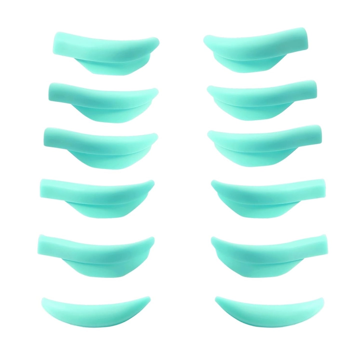 Eyelash Lift Pads Lash Lift Rods Green Eyelash Perm Silicone Pads 9 Sizes 18 Piece Reusable Soft Lash Lift Shields for Different Length Eyelashes Perfect Lifting