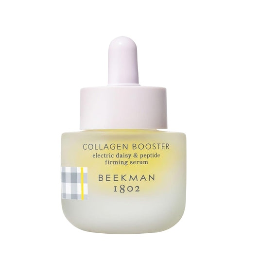 Beekman 1802 Collagen Booster Electric Daisy & Peptide Firming Face Serum - Fragrance Free - 0.5 fl oz - Boosts Collagen Production & Tightens Skin - Good for Sensitive Skin - Cruelty Free