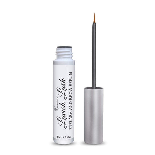 Hairgenics Lavish Lash – Eyelash Growth Enhancer & Brow Serum with Biotin & Natural Growth Peptides for Long, Thick Lashes and Eyebrows! Dermatologist Certified, Cruelty Free & Hypoallergenic.