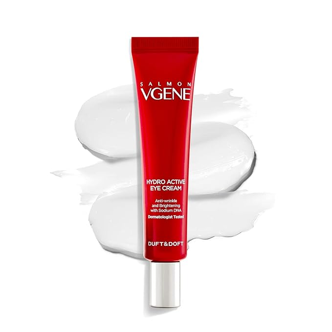 DUFT & DOFT Vgene Hydro Firming Lifting Booster Eye Cream - Anti Wrinkle, Dark Circles, Depuffing with Collagen and Niacinamide 0.9 Fl Oz