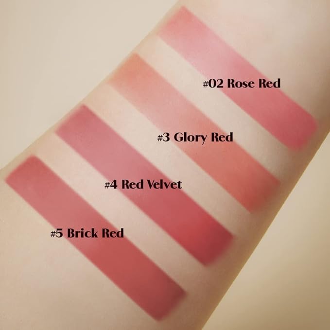 METAFORET Vegan Tinted Lip Balm 0.12oz 3.5g Experience Softer, More Radiant Lips with Lip Tint Butter Balm - Moisturizing, Tinted, and Perfect for Lip Care and Lip Glow (#02 Rose Red)