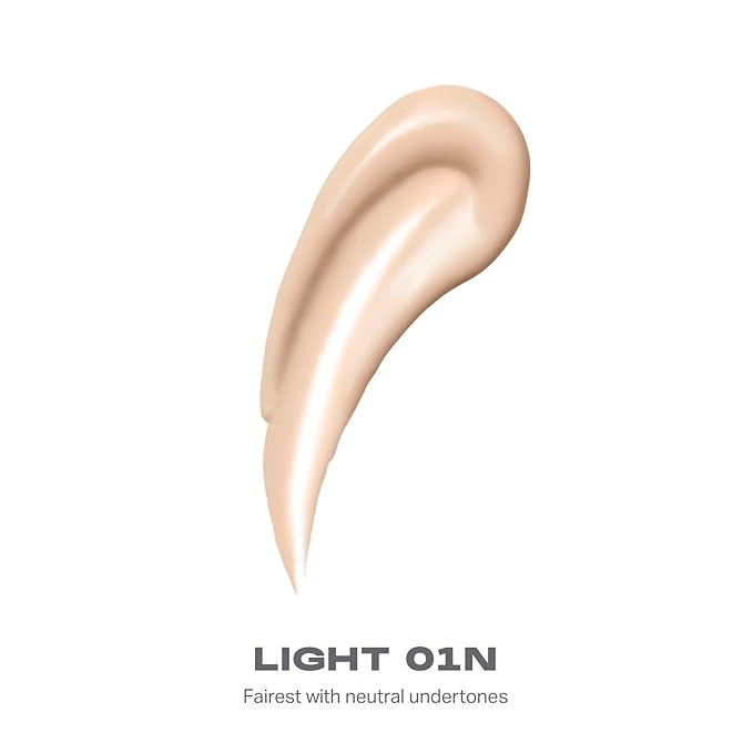 Morphe Lightform Liquid Foundation - Extended Hydration Foundation Makeup with a Lasting, Natural Radiant Finish - Long-Wearing Formula with Buildable, Medium Coverage - Light 01N (1.01 fl oz)