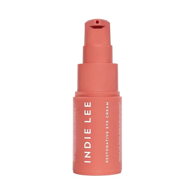 Indie Lee Restorative Eye Cream - Anti Aging Under Eye Cream for Wrinkles, Hydrating Dark Circle Corrector, Puffy Eyes Treatment with Hyaluronic Acid, Conditioning Algae & Licorice Root (0.5oz / 15ml)