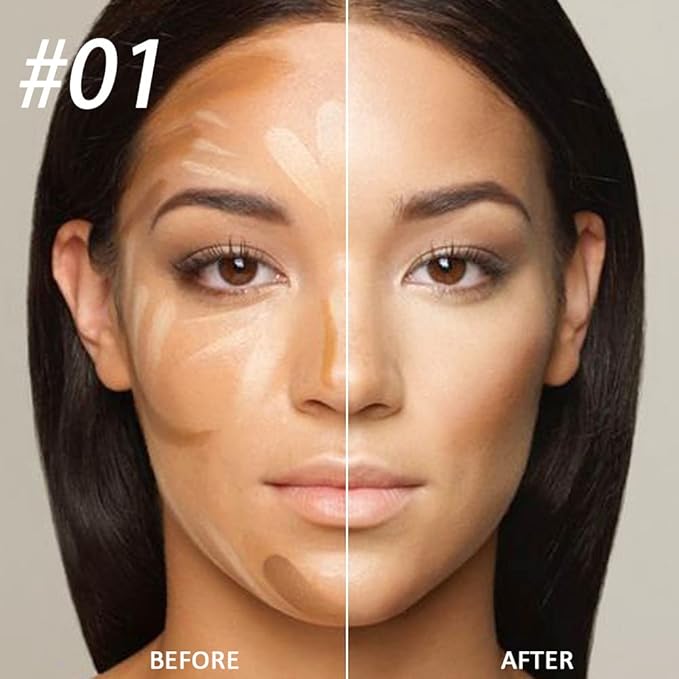 Concealer Cream Makeup Palette Color Corrector,Under Eye Brightener Concealer Dark Circle Concealer Palette,Waterproof Foundation Cream Based Makeup Palette Full Face Contour Kit for Beginners
