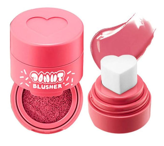 Stamp Liquid Blush Stamp Blush with Heart Shaped Applicator Natural Long Lasting Blush, Light and Airy Makeup for Women (5)