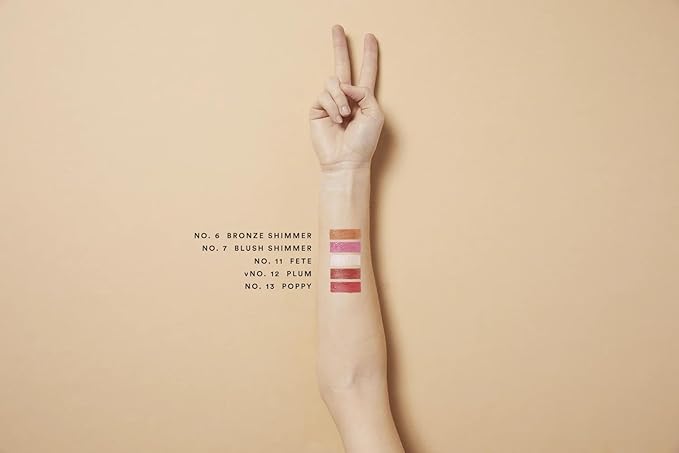 Olio E Osso - Natural Lip + Cheek Balm | Natural, Non-Toxic, Clean Beauty (No. 7 Blush Shimmer, 0.35 oz | 10 g)