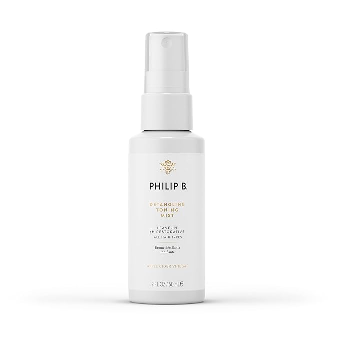 PHILIP B Detangling Toning Mist pH Restorative 2 oz. (60 ml) | Un-Tease Tangles, Leaves Hair Glossy, Smooth and Frizz-Free