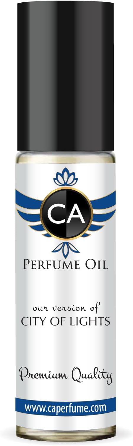 CA Perfume Impression of Bold Numbers City of Lights For Women & Men Replica Fragrance Body Oil Dupes Roll-On 0.3 Fl Oz/10ml-X1