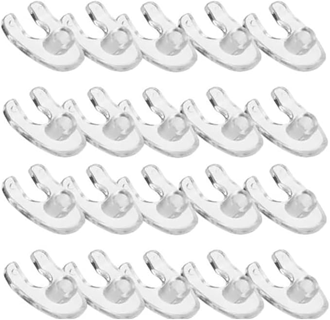Accessory Disposable Desinfection Parts for Beauty Tool Mesogun Meso Device(20pcs Clear Feet)