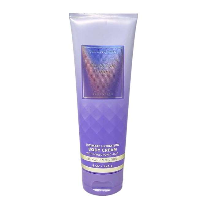 Bath & Body Works Fresh Cut Lilacs 3 Piece Bundle - Body Cream - Shower Gel - Body Lotion - Full Size