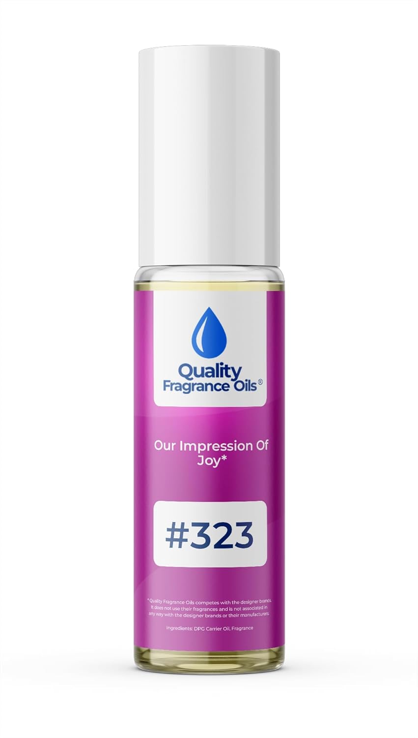 Quality Fragrance Oils' Joy for Women Impression #323 | Long-Lasting Perfume Oil, Alcohol-Free, Strong Scent, 10ml Roll-On | Affordable Alternative to Designer Fragrances