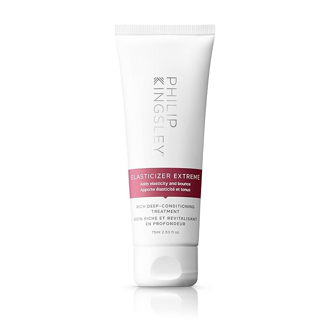 PHILIP KINGSLEY Elasticizer Extreme Deep-Conditioning Hair Mask Repair Treatment for Dry Curly Hair and Over-Processed or Damaged Hair Deeply Conditions, Adds Bounce and Shine, 2.5 oz