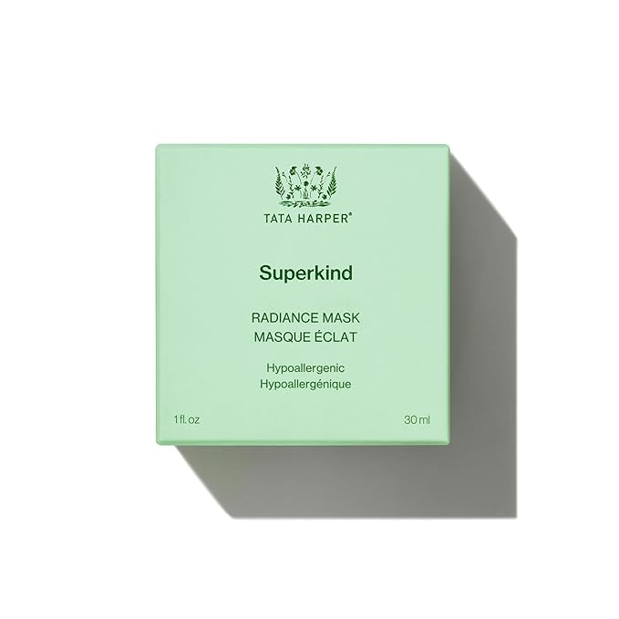 Tata Harper Superkind Radiance Mask, Gentle Glow Mask for Sensitive Skin, Skin Barrier Support, Hypoallergenic Skincare, Fragrance Free, Natural Skincare, Dermatologist Tested, Vegan, 30ml