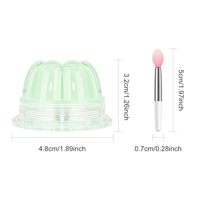 2Pc Jelly Lip Mask Overnight,Fruity Avocado Lip Sleeping Mask Day Night Repair Kawaii Lip Balm Hydrate Plump Dry Lip Scrubs Exfoliator,Lip Care Lip Moisturizer with Collagen-Avocado
