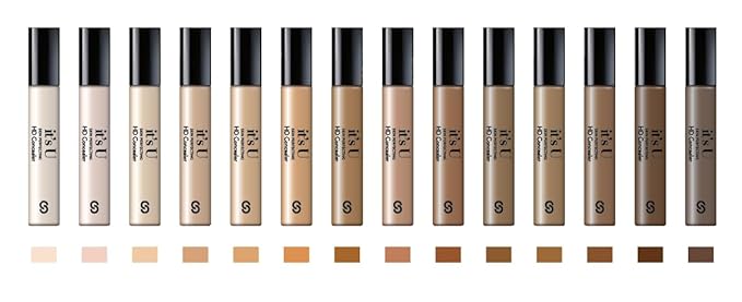 Sistar it's U Skin Perfecting HD Concealer Full Coverage Lightweight Long Lasting Correcting Liquid Contour Cover Masker Makeup 5 ml / 0.17 fl. oz (Honey Beige)
