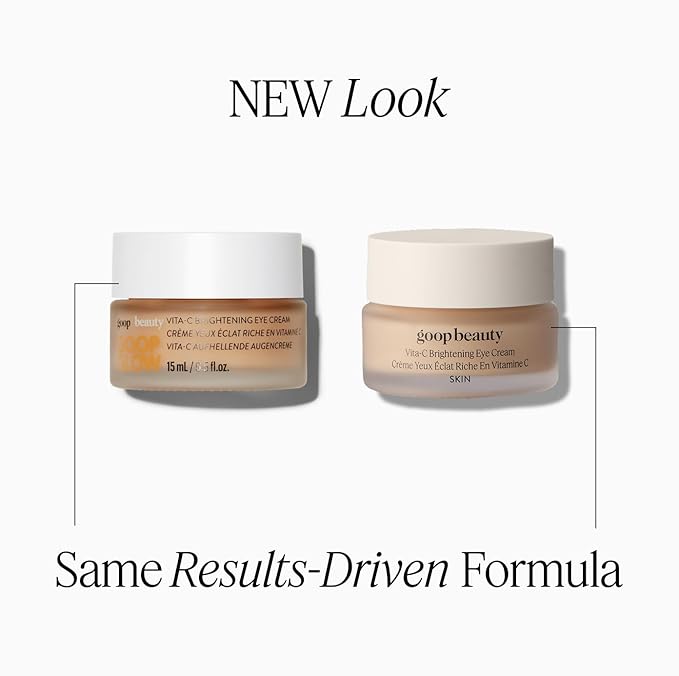 goop Beauty Vitamin C Eye Cream | Color Correcting Cream for Dark Circles | Helps Smooth Wrinkles & Depuff Eyes | 0.5 fl oz