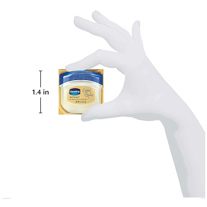 Vaseline Lip Therapy, Creme Brulee 0.25 oz (6 Pack)