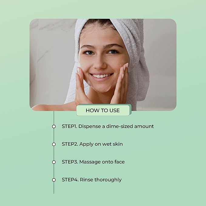 YADAH Green Tea Pure Cleansing Gel, 3.4 Fl Oz - pH Balanced Foaming Gel Cleanser Formulated with Natural Ingredients for Double Cleanse with Vegan Formula for Smooth, Gentle Face Wash