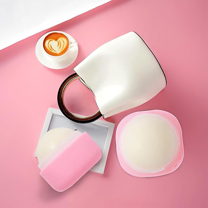 0.25 oz(7g) Empty Lip Balm Square Containers Tubes Lipstick 12 Pieces for Make Natural Lip Balm Lip Care - DIY & BPA FREE (Pink)