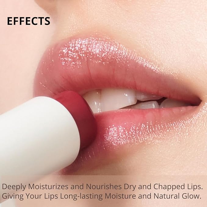 All Day Essential Tinted Lip Balm 04 Allure Rose | Natural Gloss Balm, Moisturizing Lip Care, Deep Nourishing Plant-Based Chapstick, Lasting Hydration Lip Butter for Dry Cracked Chapped Lips