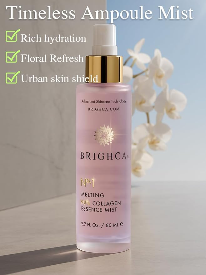 Melting 90% Collagen Essence Mist (2.7 Fl Oz) | Anti Aging, Renew Skin Cells and Protect Skin Barrier with 90% Marine Collagen and TriAqua Mender™