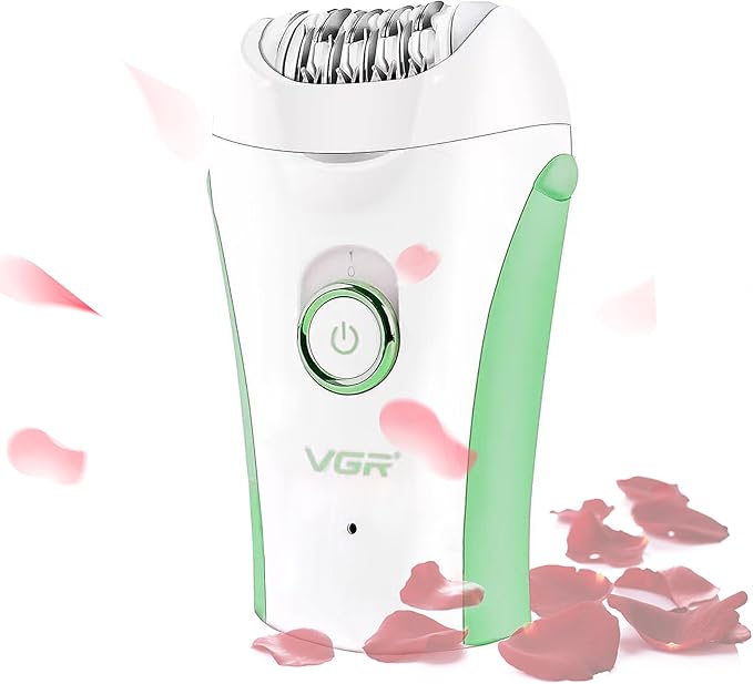 Epilators Hair Removal for Women, Glabrouse Skin Facial Hair Removal, Facial Hair Epilator with Eyebrow Trimmer for Women Face Sensitive Skin for Bikini, Face, Arm, Legs, Armpits, Green