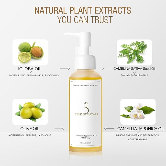 Stretch Mark Oil(110ml), body oil for Pregnancy,belly oil, belly abdominal Serum Skin Care,Moisturizing Dry Skin, Tender & Softening,True Belly Serum 3.7OZ