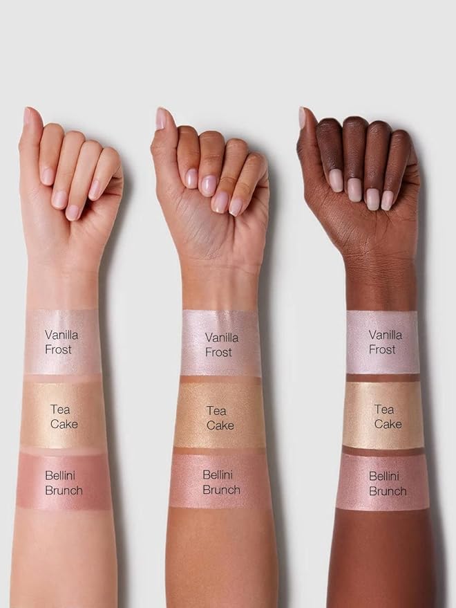 SHEGLAM Glow Bloom Liquid Waterproof Highlighter Long Lasting Cream Highlighter with Shimmer Dewy Finish - Bellini Brunch