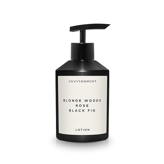 ENVIRONMENT Inspired by 5-Star Hotels EDT Lotion, 300ml Luxury Scented Lotion (Blonde Woods | Rose | Black Fig) Bathroom Luxury, Men & Women High-End Body Lotion, Hand Cream, Dry Skin Treatment