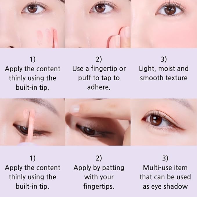 Fluffy Air Blusher 5 Colors - Lightweight Melting Liquid Blush for Colorful Cheeks, Highly Pigmented, Cheekbones and Eye Makeup, Soft Matte Finish, Buildable Formula (05 DUSTY ROSE)