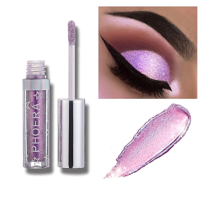 Glitter Eyeshadow,Makeup For Eyes Liquid Shimmer Sparkle Glow Light Colors Pencil Stick Shiny Long Lasting Waterproof Shining Eye Shadow Sets Metallic Pigments Metals Gloss Sparkling Pen Kit (A110)