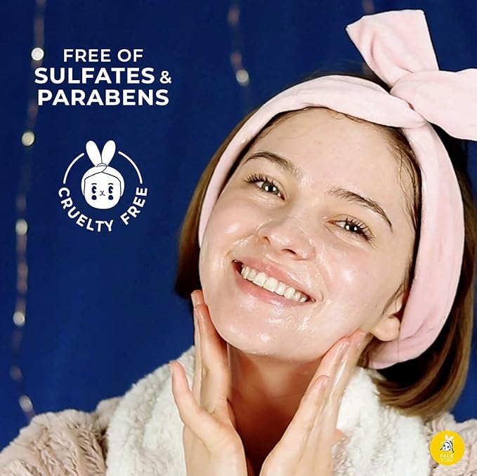 FACETORY FaceMasks Mask Skin Care β MOON VELVET Face Masks Skin Care with Sodium Hyaluronate & Shea Butter | Face Mask Spa Moisturizing Treatment (10 Pack)
