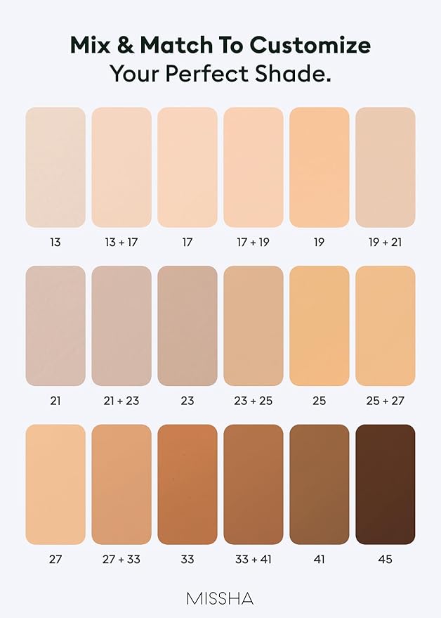 MISSHA M PERFECT COVER SERUM BB CREAM No.23 Natural Beige-Light/Medium with Cool/Neutral Undertone, BB Cream by Cardi B Pick, Skin Tint, Tinted Moisturizer, Skin Care Foundation Makeup, 1.18 Fl oz