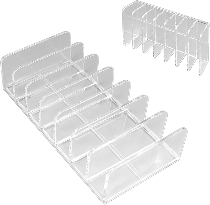 Makeup Organizer, Compact Makeup Palette Organize, for Bathroom Countertops, Vanities, Cabinets, Sleek Modern Cosmetics Storage Solution for - Eyeshadow Palettes, Contour Kits, Blush