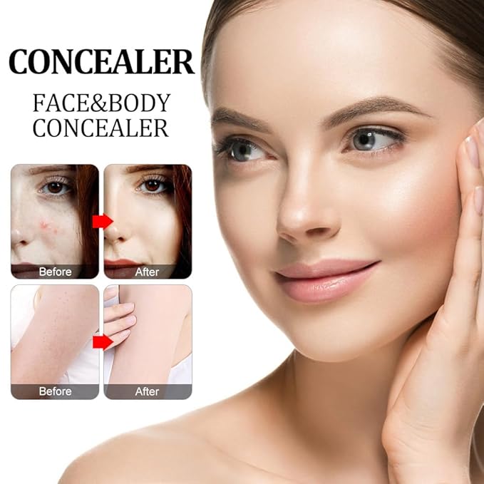 Liquid Primer Set Matte Liquid Full Coverage Oil Control Breathable Invisible Cover Concealer Primer with Face Primer, Makeup Sponge…