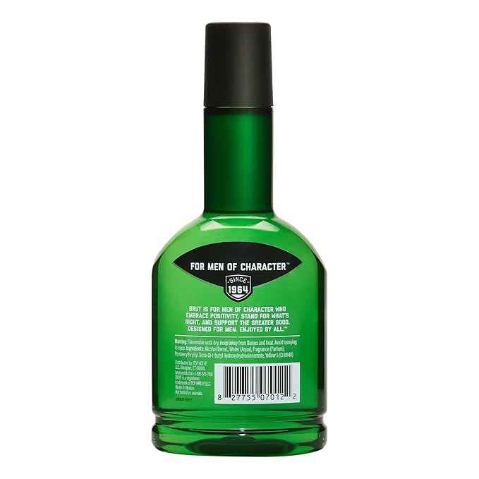 Brut Splash-On Original Fragrance - Bold, Masculine Cologne for Men - Long Lasting Mens Fragrance With Spicy Woods, Floral, and Citrus Notes - 7 oz